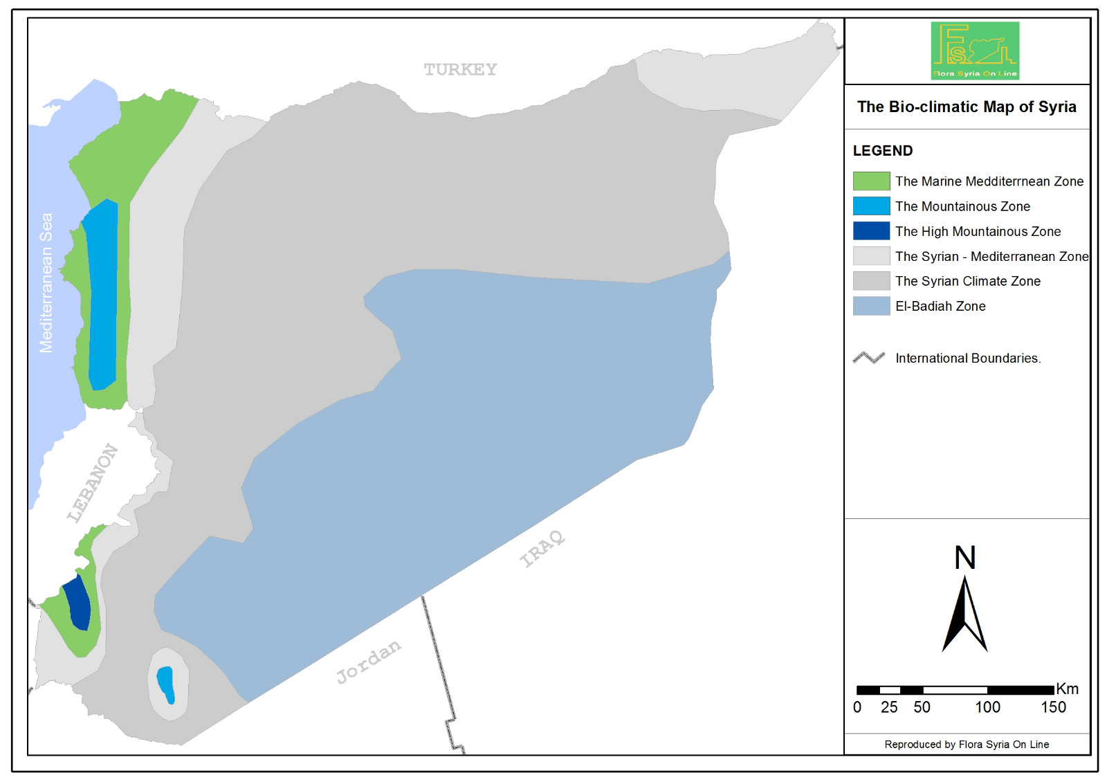 نعمل من خلال تحديد التوزع الجغرافي للأنواع النباتية تطوير خريطة تقسيمات حيوية جغرافية جديدة في سورية